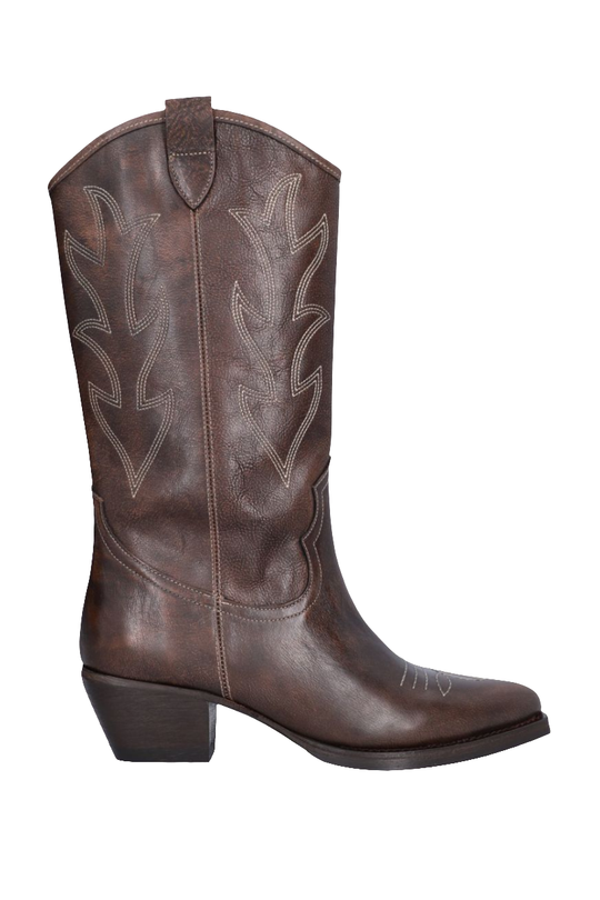 Billi Bi | Cowboy støvler | Washed Itaca Boots, brown