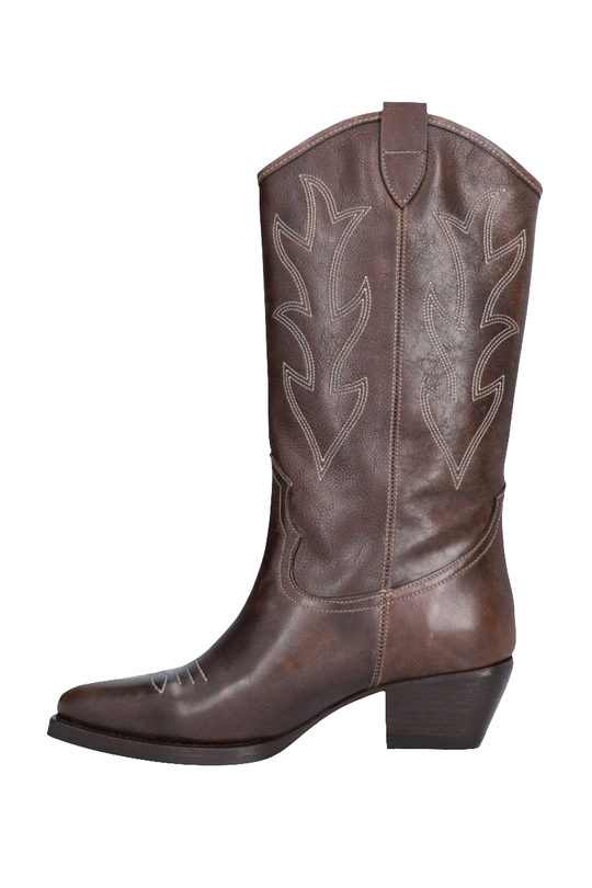 Billi Bi | Cowboy støvler | Washed Itaca Boots, brown