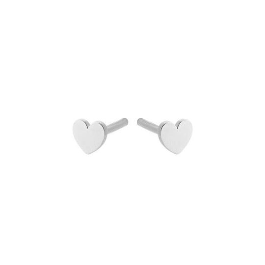 Pernille Corydon | Ørestikkere | Mini heart earsticks, sølv