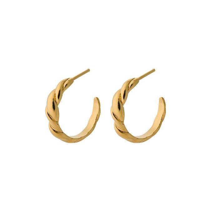 Pernille Corydon | Øreringe | Hana earrings, forgyldt sølv