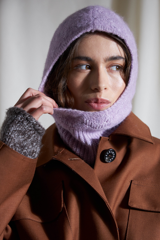 Becksöndergaard Cable Balaclava | Varm og Stilfuld i Alpaca og Uld