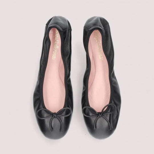 Pretty Ballerinas - Lea Ballerinaer -  Disse smidige ballerinaer har en elastisk kant og er fremstillet af luksuriøst blødt sort læder.