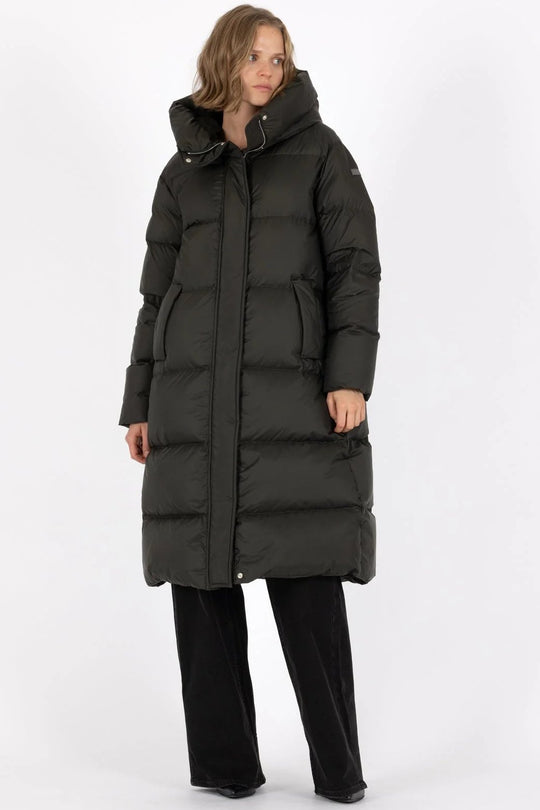 Lempelius | Frakke |  Long Down Coat, deep green