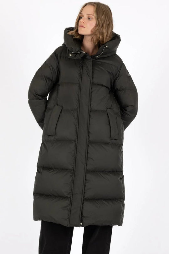 Lempelius | Frakke |  Long Down Coat, deep green