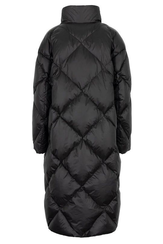 Lempelius | Iconic Diamond Quilt Down Coat, black