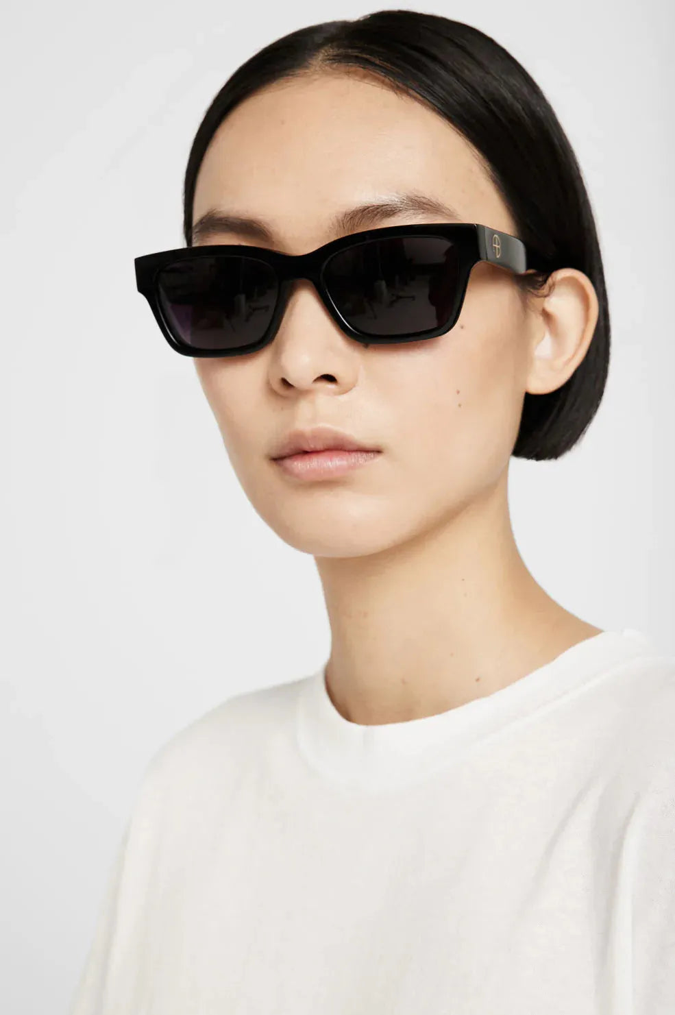 Solbriller ANINE BING Daria Sunglasses, sort -