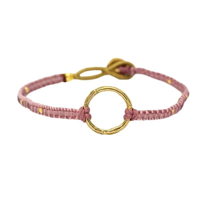 IBU Jewels | Armbånd | Jill circle antique rose