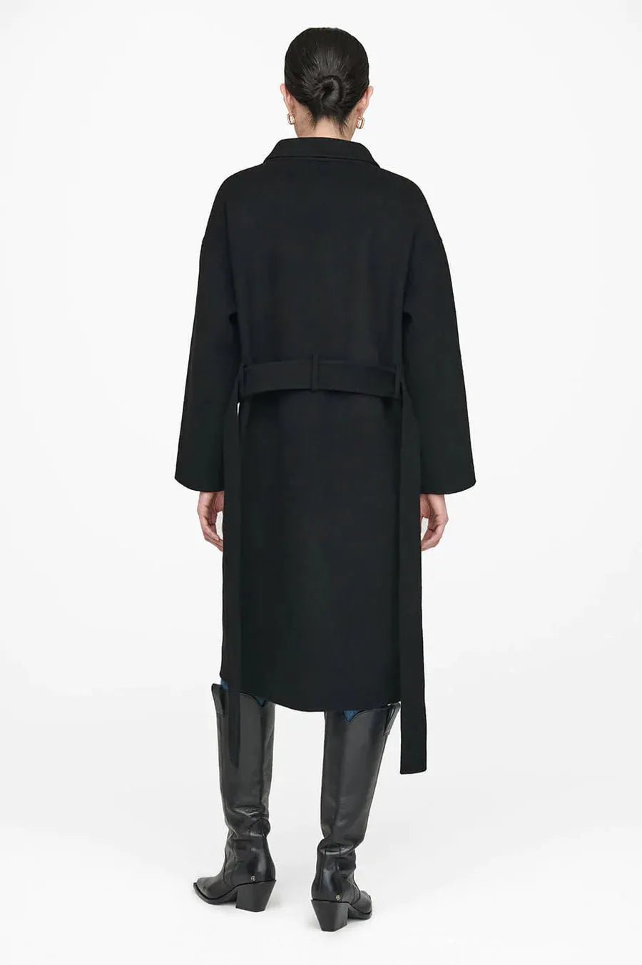 Frakke | ANINE BING Dylan Coat, sort