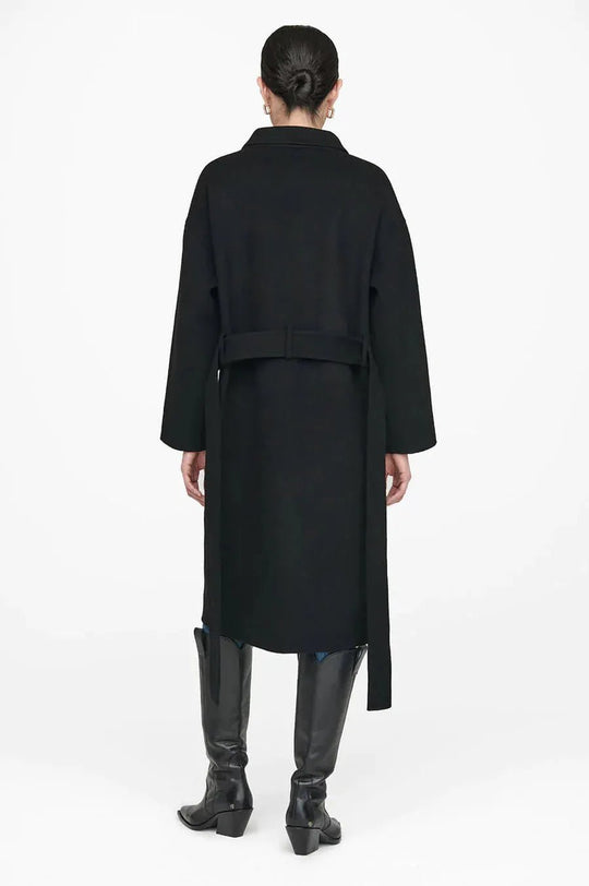 Frakke | ANINE BING Dylan Coat, sort