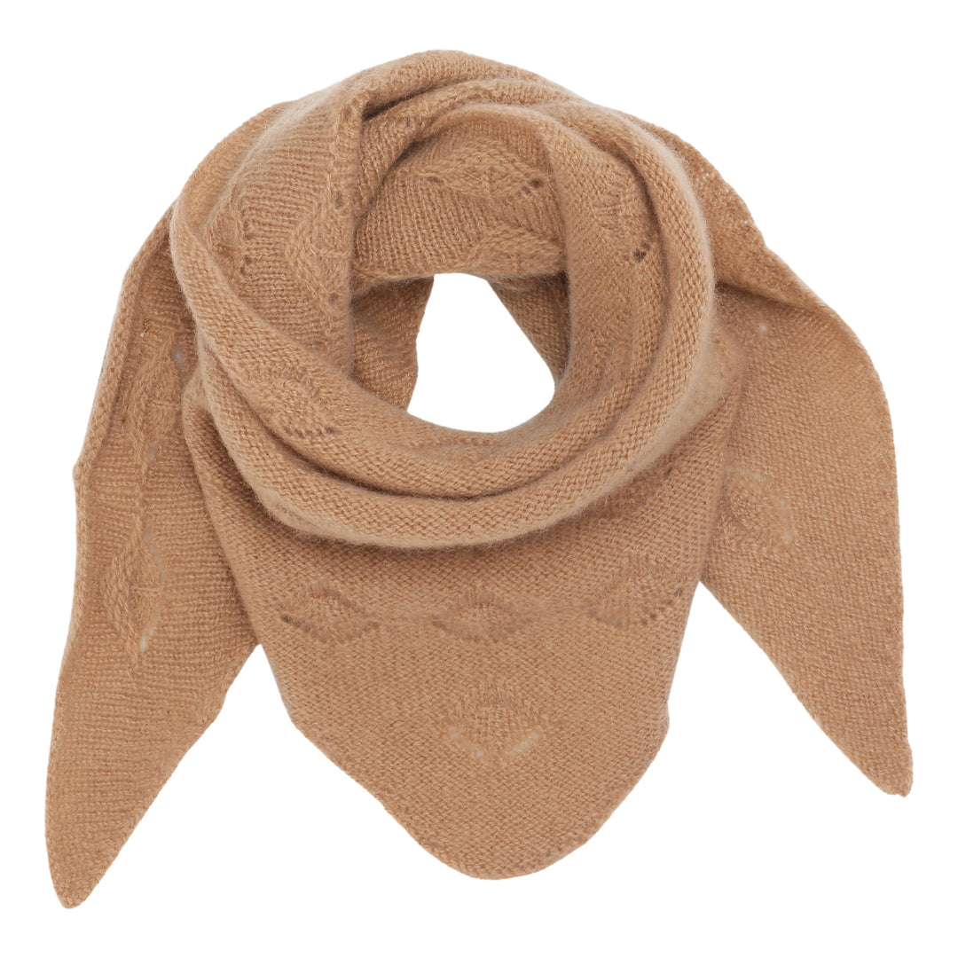 Tørklæde | BETA STUDIOS Mini Triangle Waves, camel