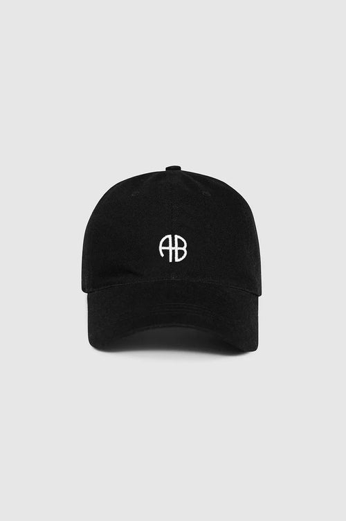 Anine Bing | Kasket | Jeremy Baseball Cap AB, black denim