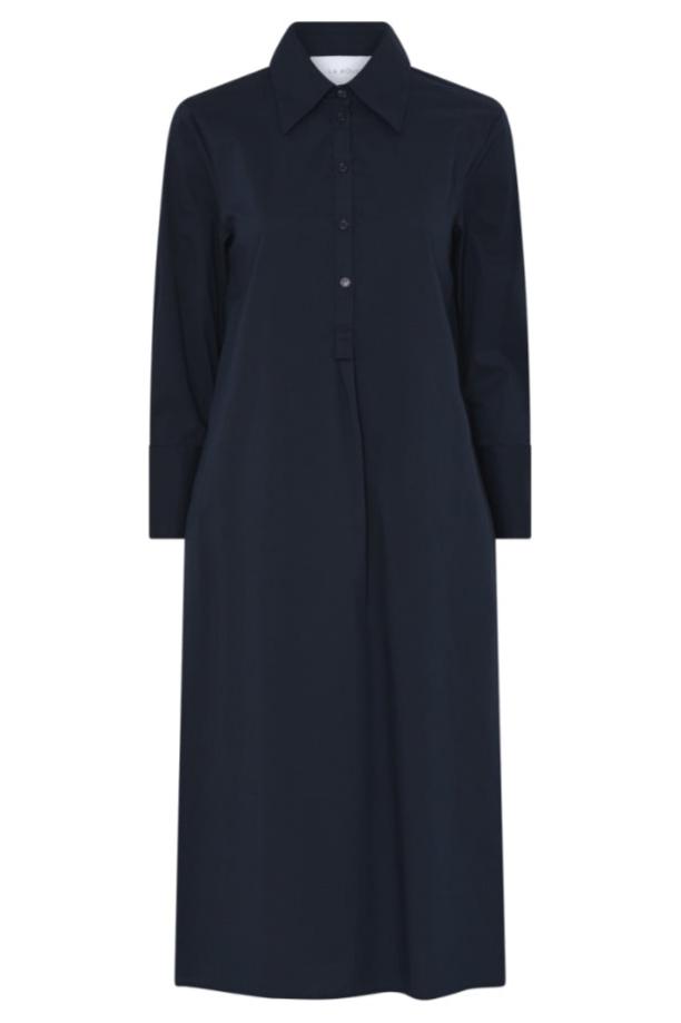 La Rouge | Skjortekjole | Kamilla Shirt Dress, navy