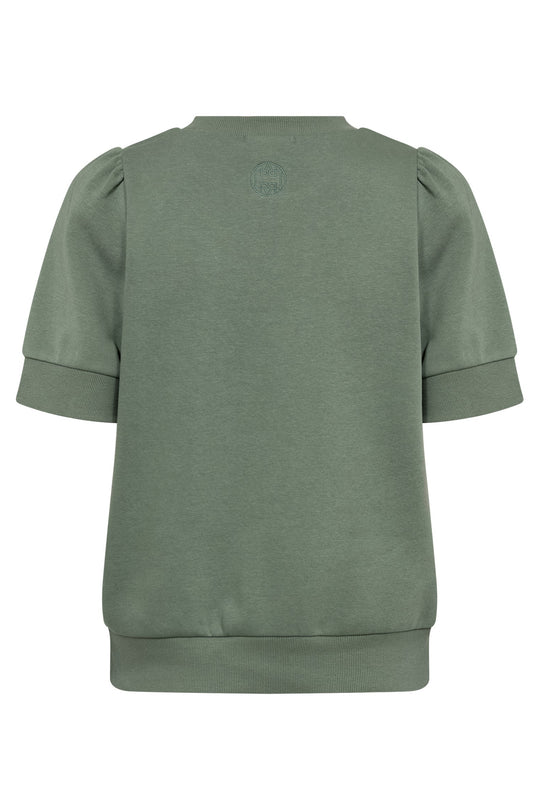 Leveté Room Nuka 19 T-shirt i laurel wreath – klassisk T-shirt med rund hals og blød kvalitet.