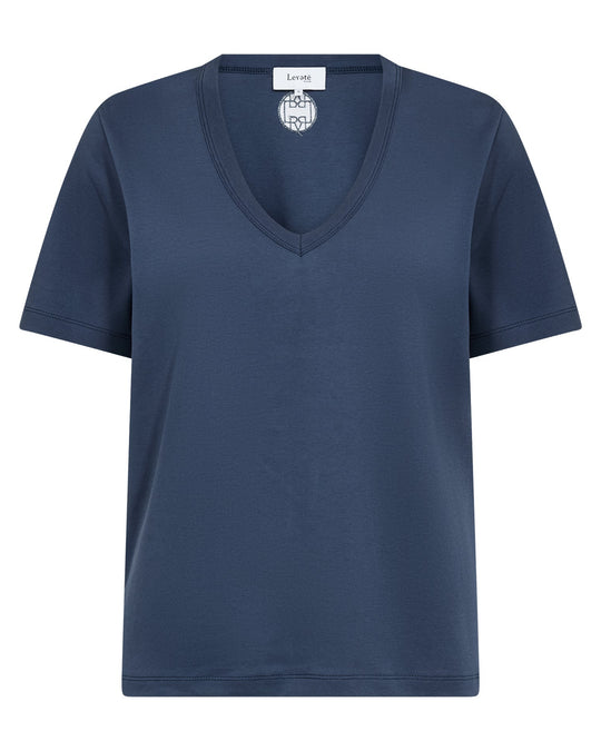 Leveté Room Paloma 2 T-shirt – klassisk T-shirt med V-hals og korte ærmer.
