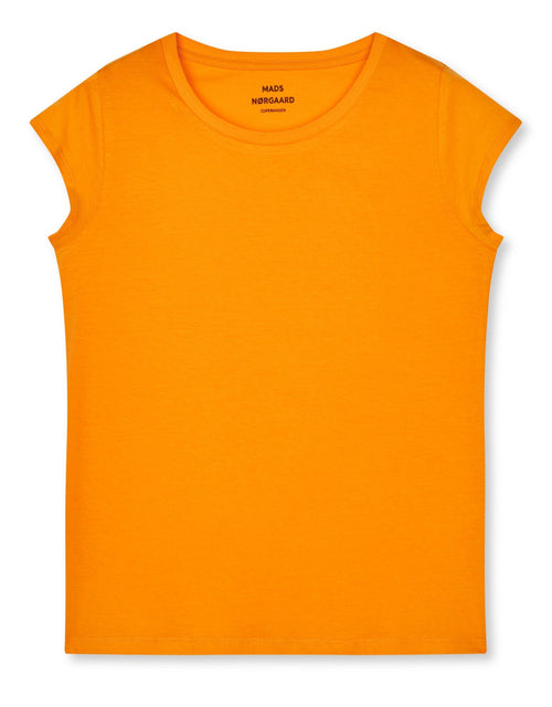Mads Nørgaard | T-Shirt | Organic Jersey Teasy Tee FAV, zinnia