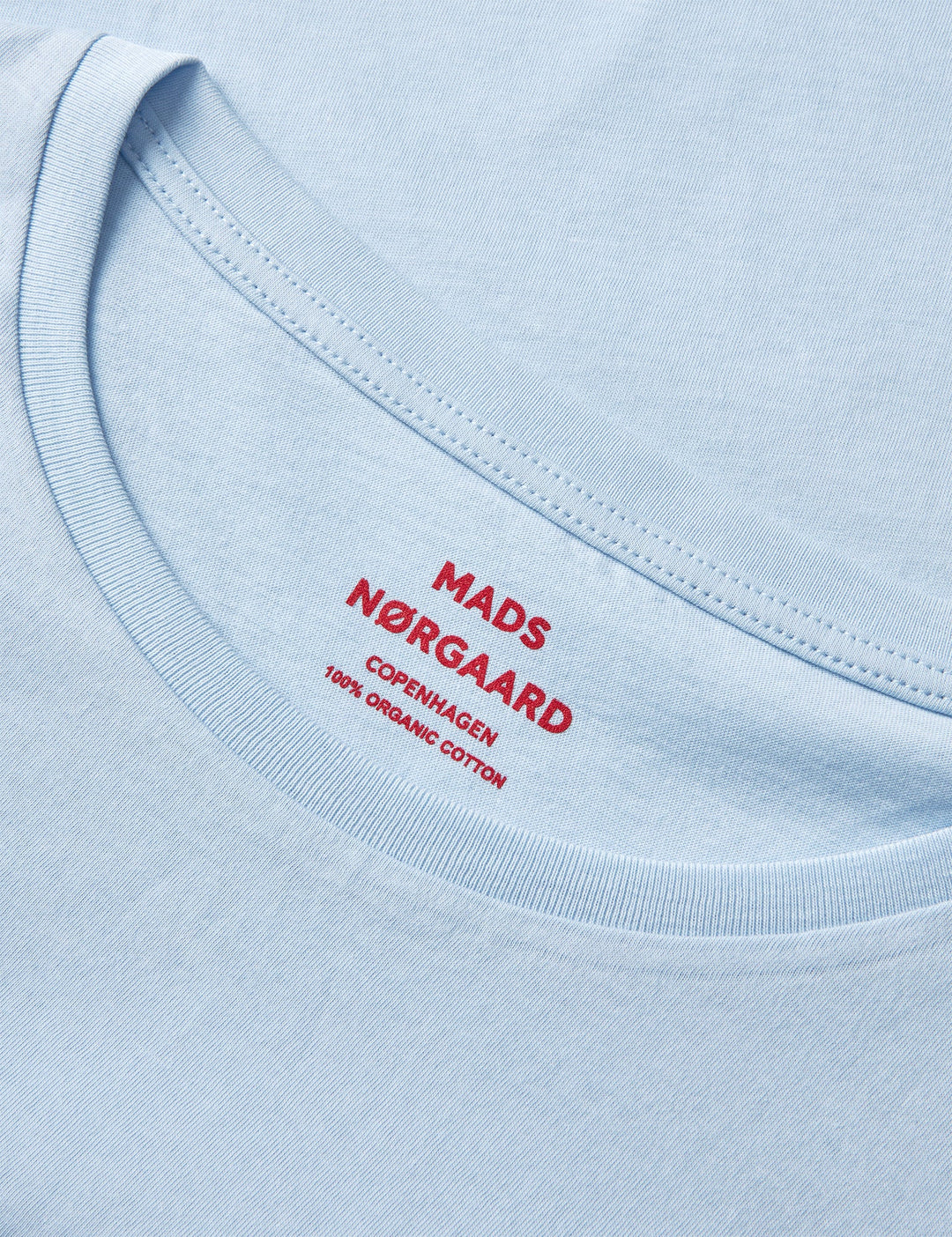 Mads Nørgaard | T-Shirt | Organic Jersey Teasy Tee FAV, cashmere blue