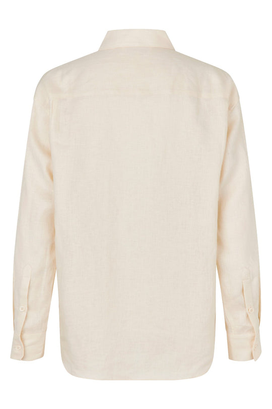 Rosemunde | Hørskjorte | Linen Shirt, ivory