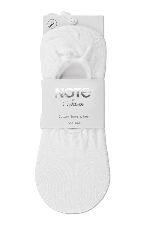 Note by Syversen | Strømper | 2pk Cotton Steps, white