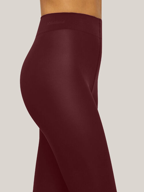 Wolford | Strømpebukser | Velvet de Luxe Comfort, 66 denier, midnight red