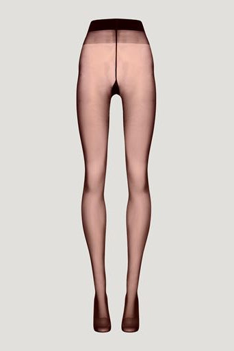 Wolford Satin Touch 20 Tights i Midnight Red – semi-transparente strømpebukser med blød satin-touch kvalitet og komfortabel elastik i linningen.
