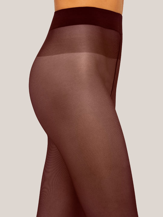 Wolford | Strømpebukser | Satin Touch Comfort, 20 denier, midnight red