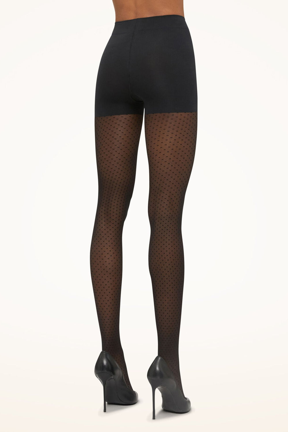 Wolford Control Dots Tights i sort