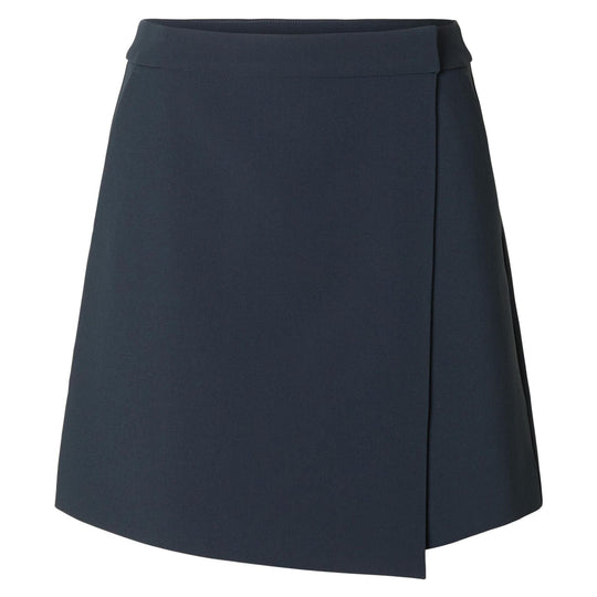 Selected Femme | Nederdel | Blake Short Wrap Skirt, dark sapphire