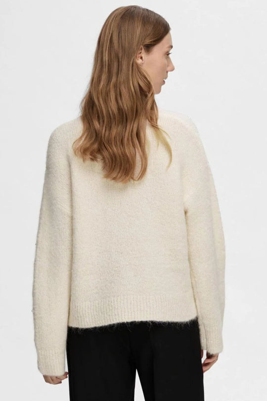 Selected Femme | Sweater | Philine LS Pearl Knit, birch