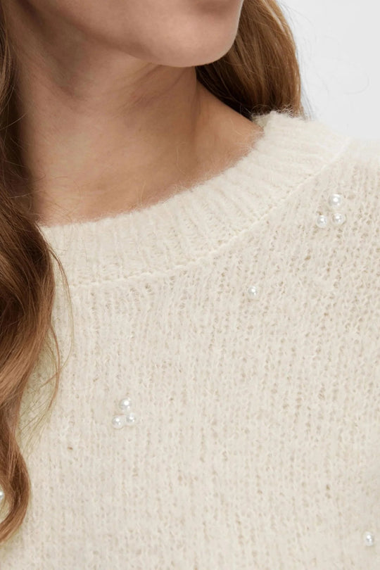 Selected Femme | Sweater | Philine LS Pearl Knit, birch