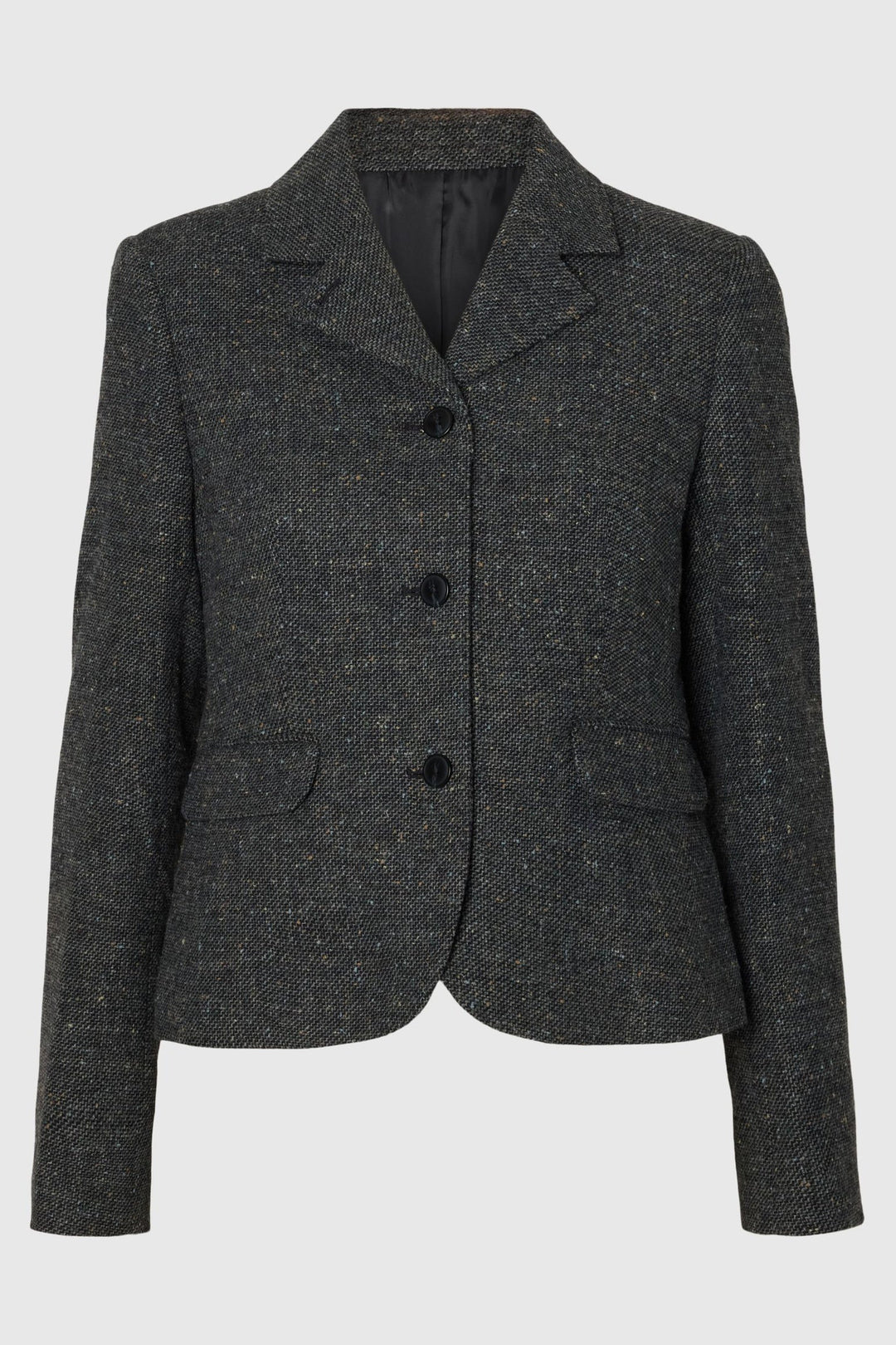 Selected Femme Clea kort blazer i sort produktvisning