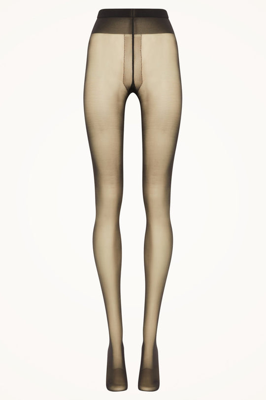 STYLE: 18267 FARVE: 7212. Wolford Individual 20 denier matte, gennemsigtige høj-stretch strømpebukser i nearly black. 