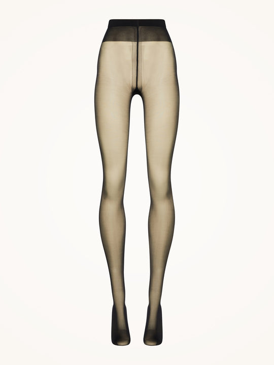 Wolford Individual 10 denier strømpebukser i sort.