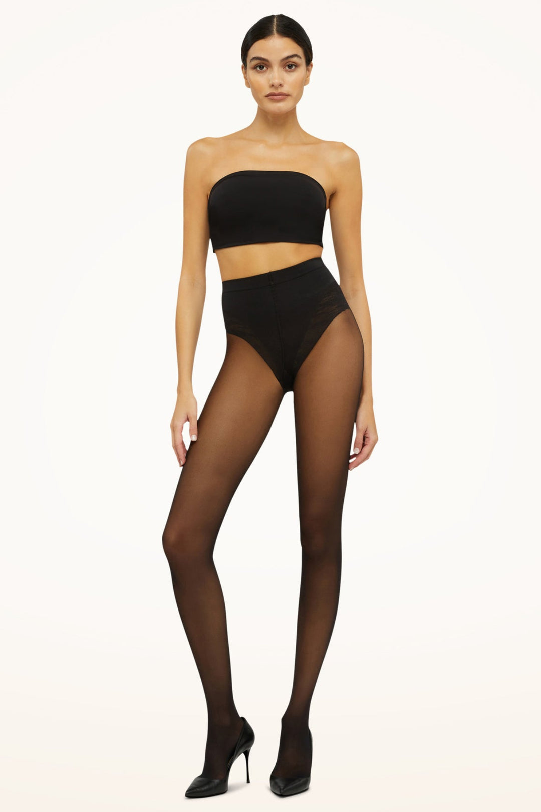 Wolford Tummy 20 denier Control Top strømpebukser med shaping-effekt.