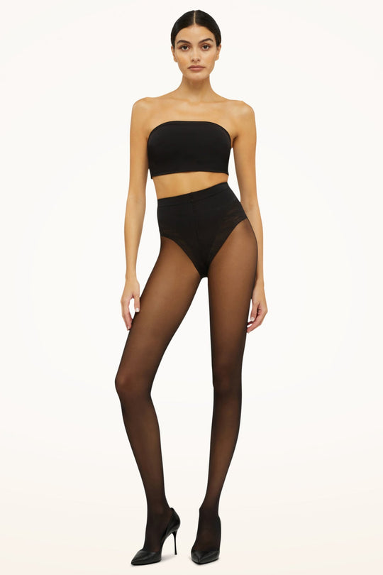 Wolford Tummy 20 denier Control Top strømpebukser med shaping-effekt.