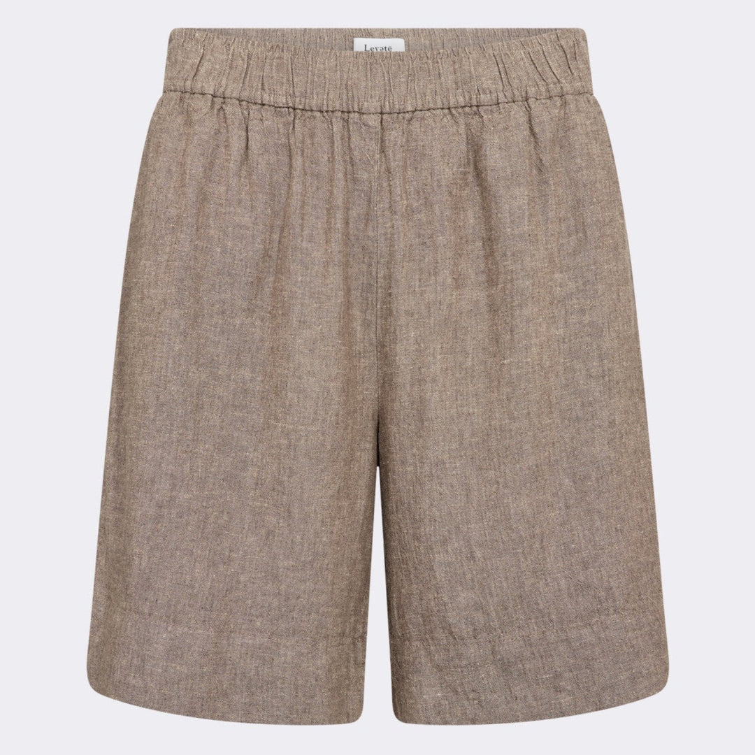 Leveté Room Naja 29 shorts i falcon med elastisk talje.
