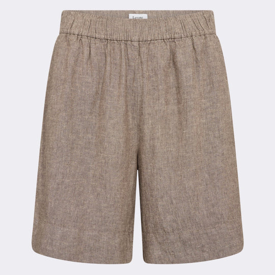 Leveté Room Naja 29 shorts i falcon med elastisk talje.