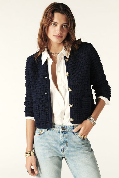 ba&sh | Cardigan | Gaspard, marine