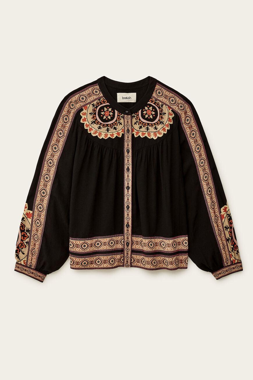 ba&sh | Skjorte | Shirt Valda, carbone