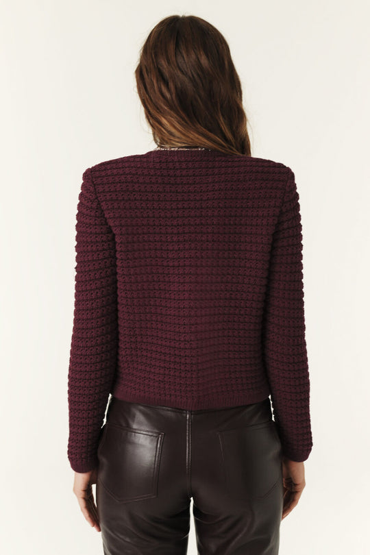 ba&sh | Cardigan | Gaspard, bordeaux