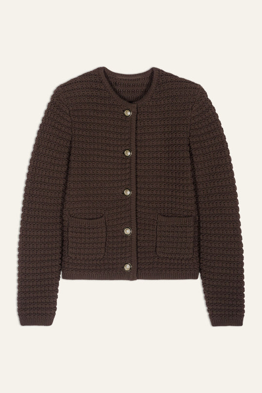 ba&sh | Cardigan | Gaspard, chocolat