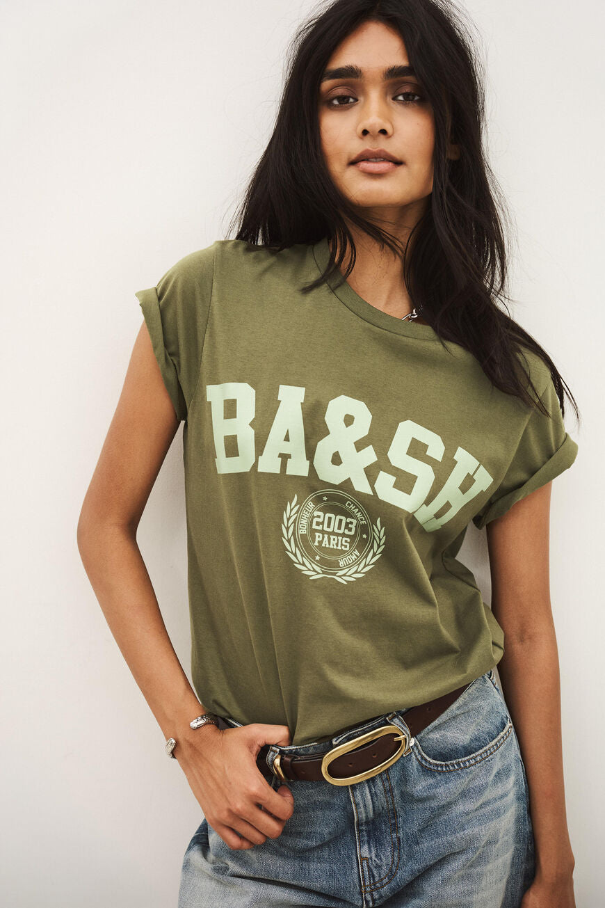 ba&sh | T-shirt | Ioni, kaki