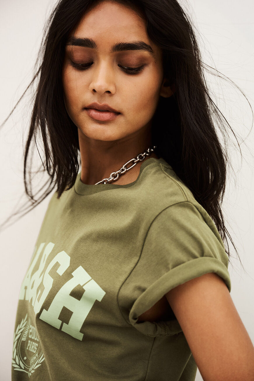 ba&sh | T-shirt | Ioni, kaki