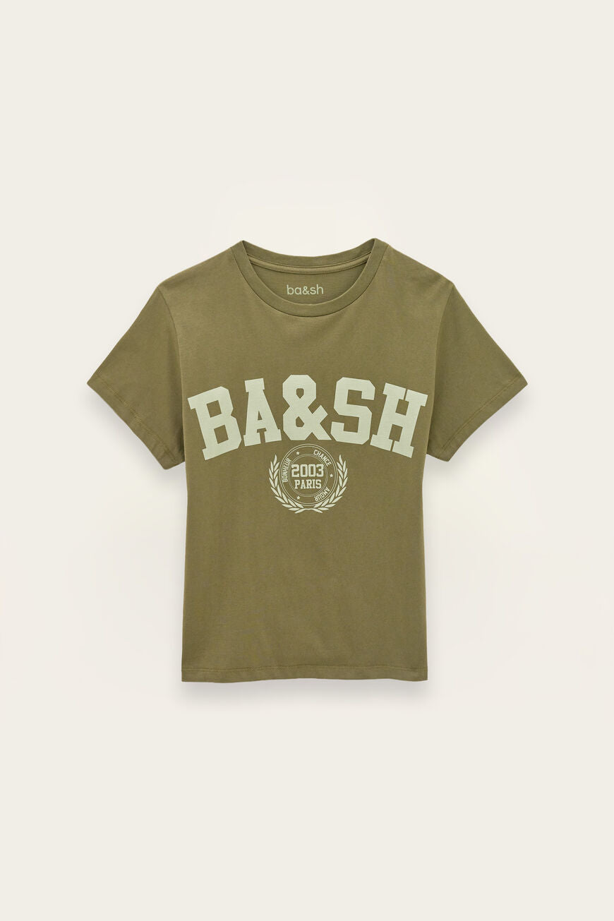 ba&sh | T-shirt | Ioni, kaki