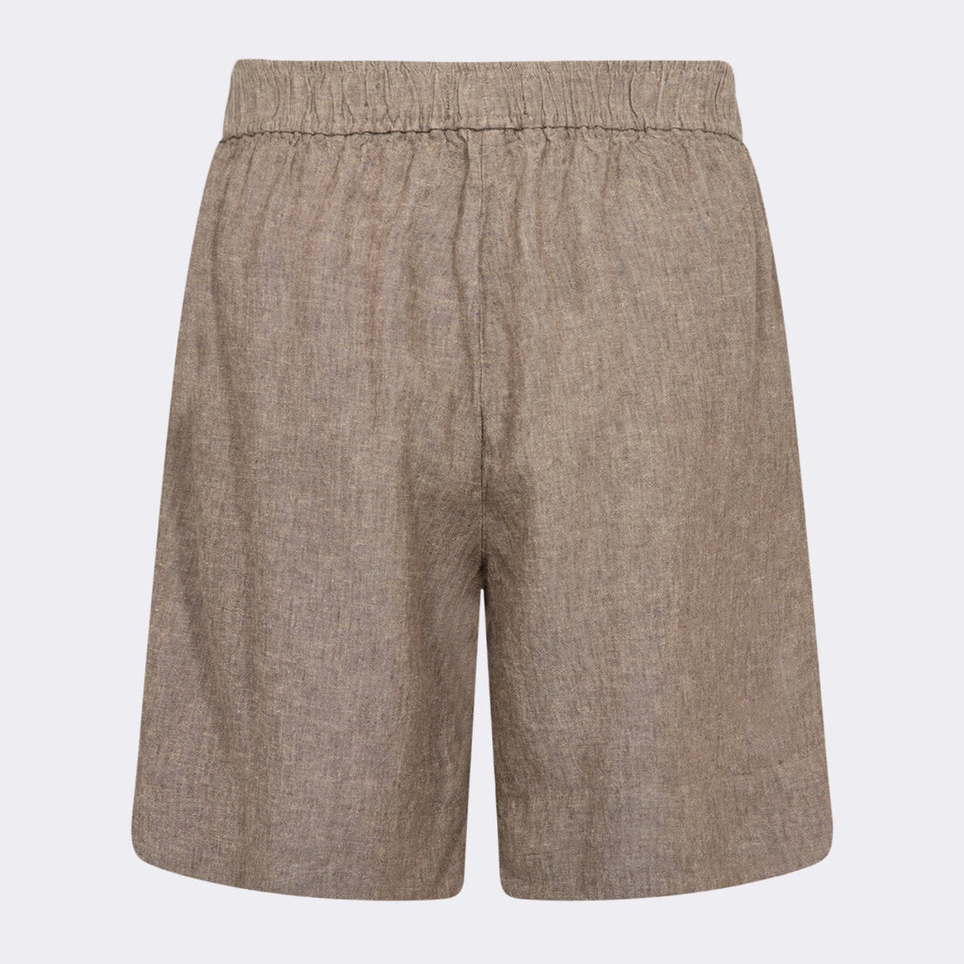 Leveté Room Naja 29 shorts i falcon med elastisk talje.