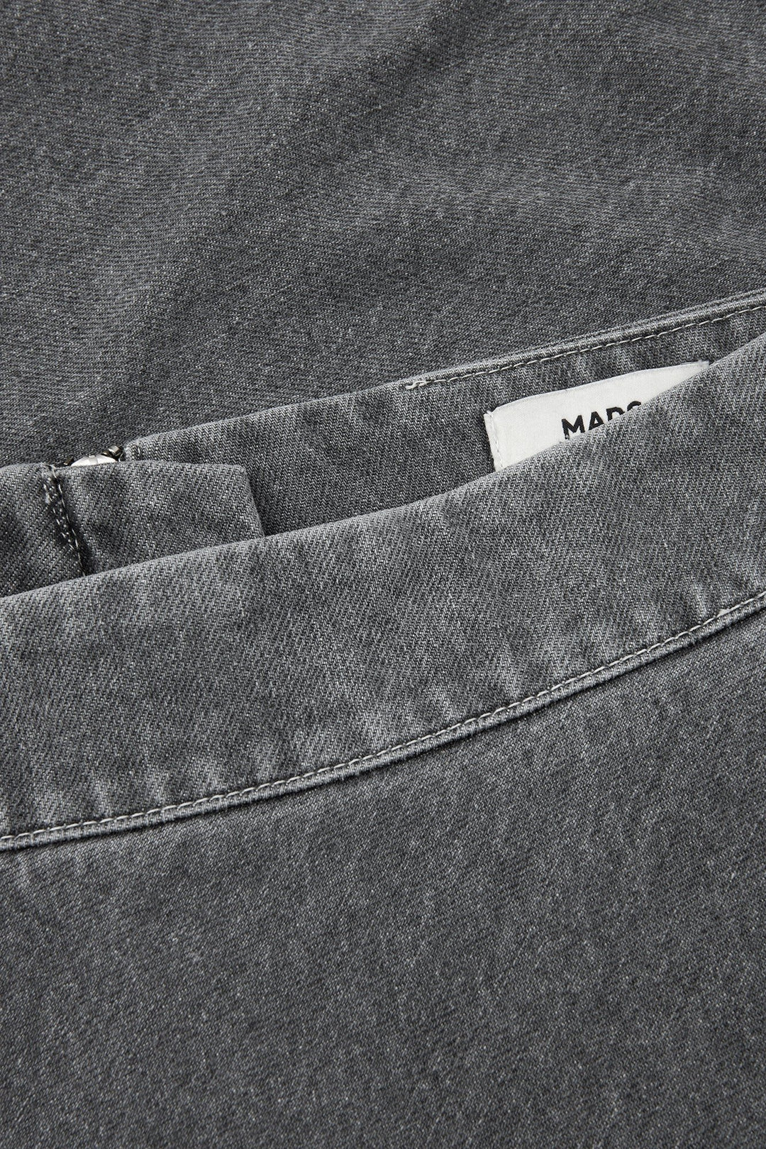 Nederdel | Mads Nørgaard Denim Stelly C Long Skirt, grey