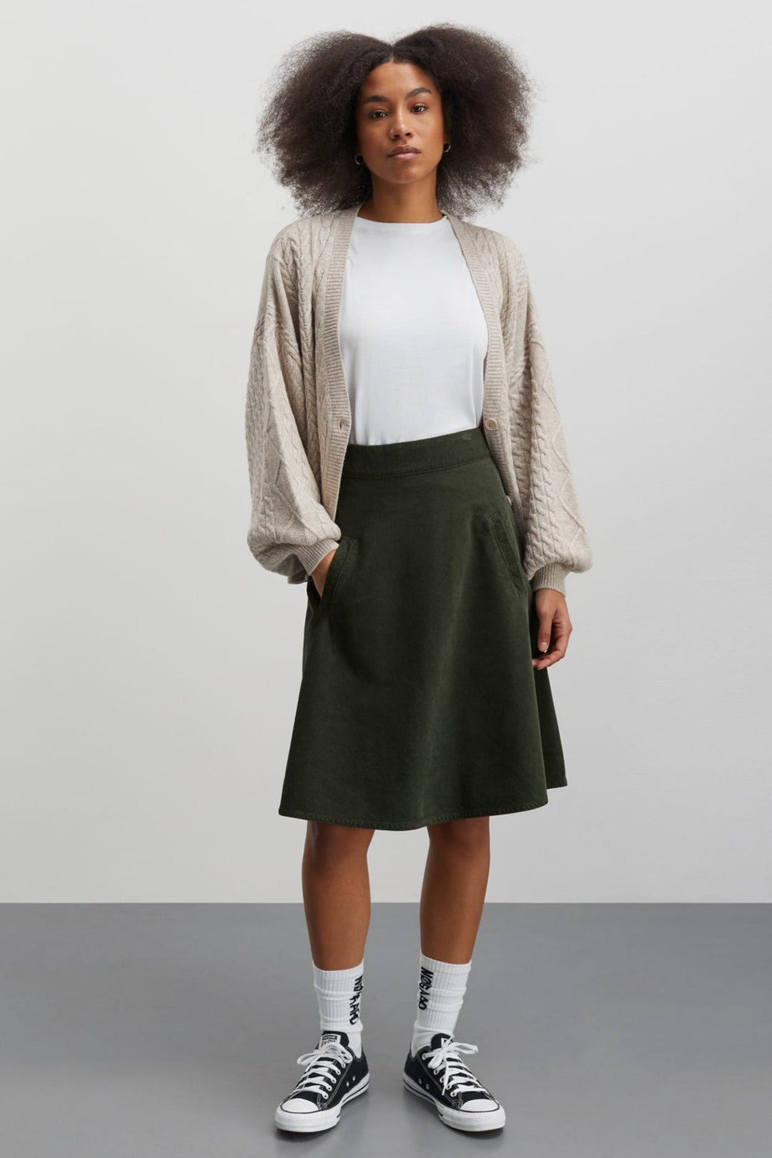 Mads Nørgaard | Nederdel | Mini Cord Stelly Skirt, rosin