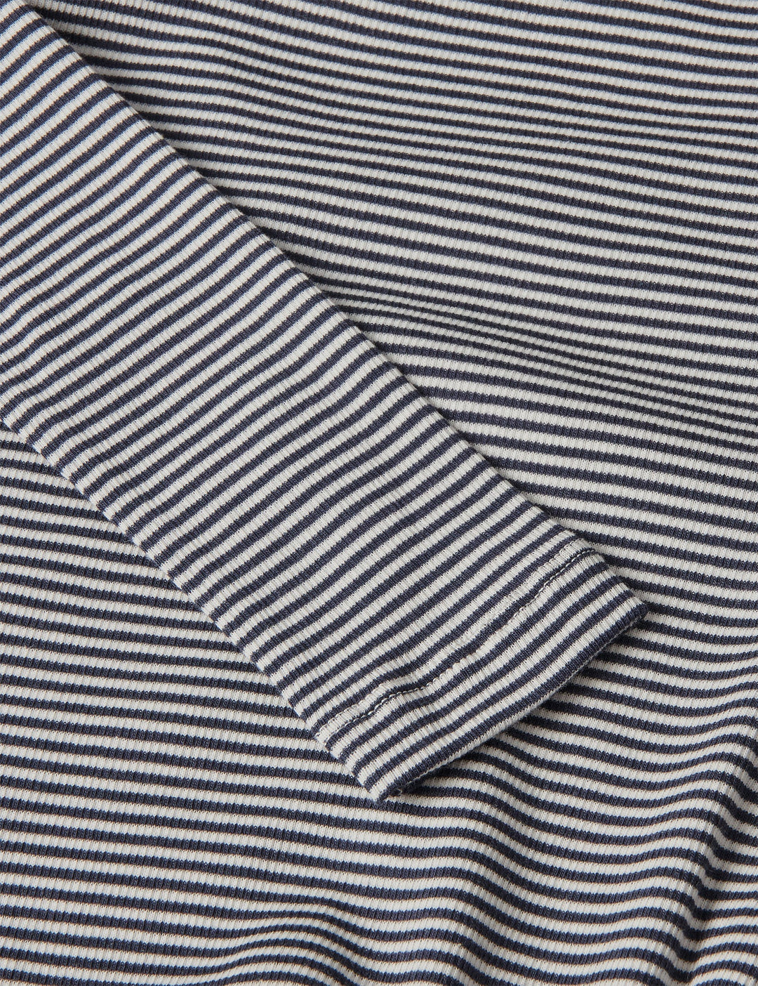 Mads Nørgaard | Bluse | 2x2 Cotton Stripe Susi Top, parisian night/vanilla ice