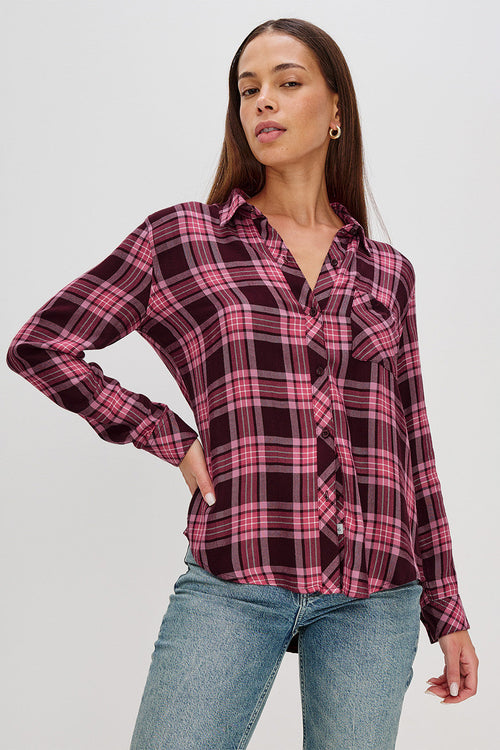 Rails | Skjorte | Hunter Shirt, mauve mulberry ivory