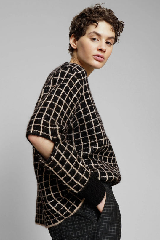 Sweater til kvinder | Munthe Exist knit, black