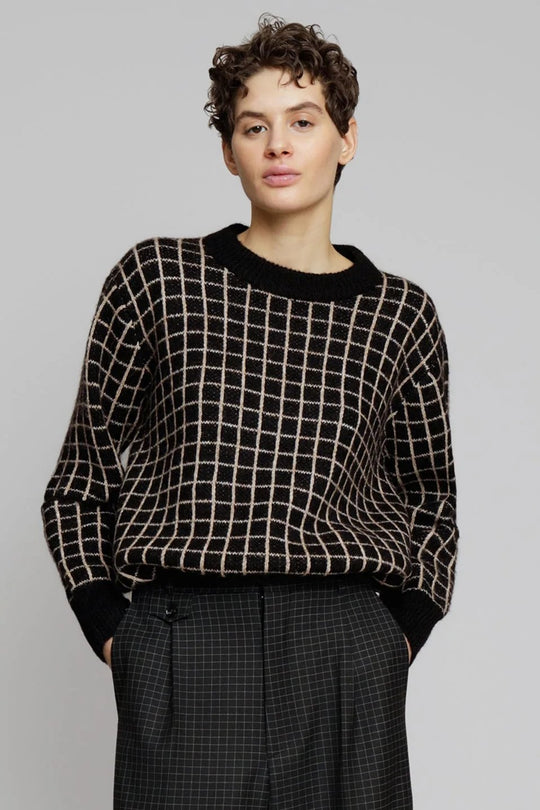 Sweater til kvinder | Munthe Exist knit, black